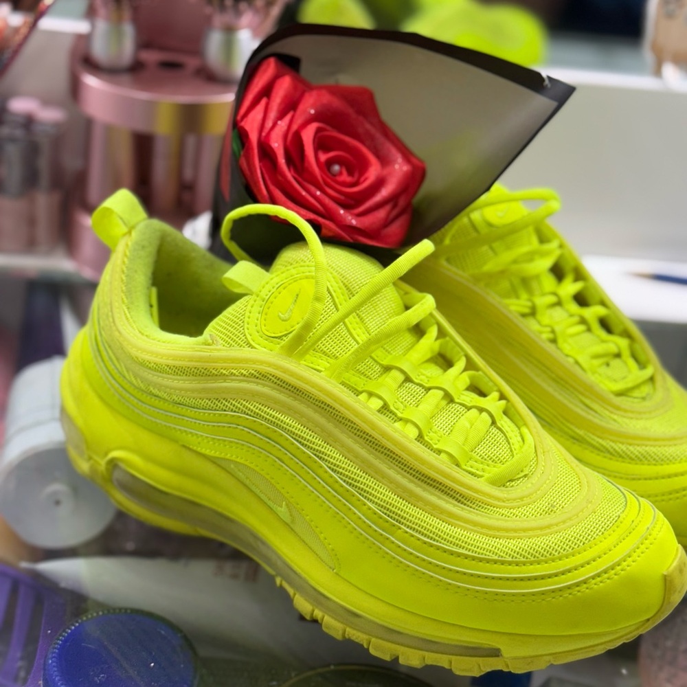 Nike Bright Yellow Athletic Shoes